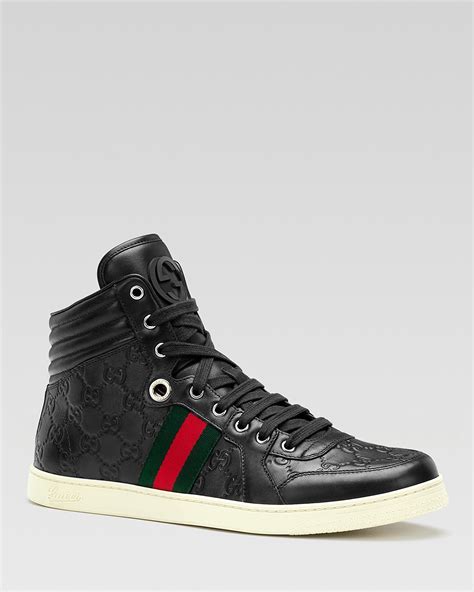 gray gucci high top sneakers|gucci high top boots.